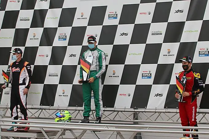 Xander Przybylak podium