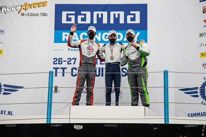 Milan Teekens podium