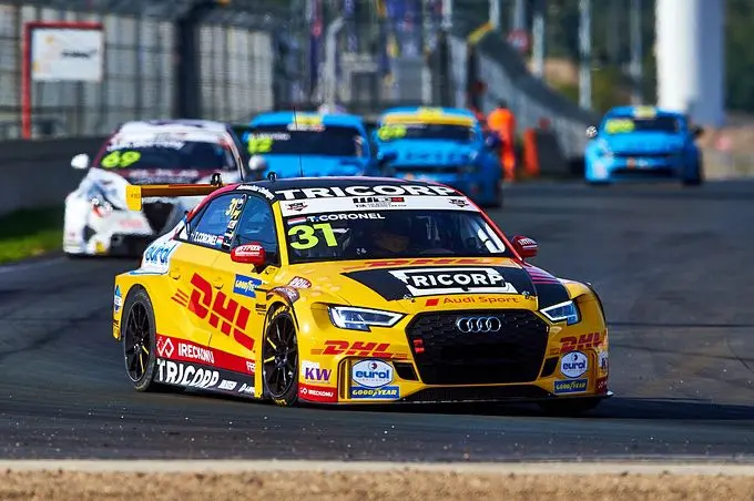 Podium FIA WTCR 2020 Audi Tom Coronel