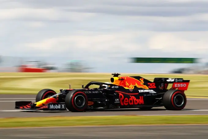 Max Verstappen actie F1 Red Bull