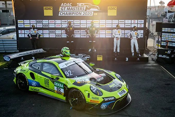  ADAC GT Masters Oschersleben podium