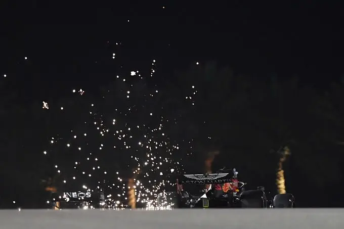 Max Verstappen by night
