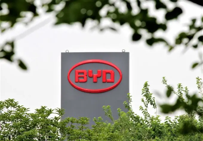 BYD logo totem