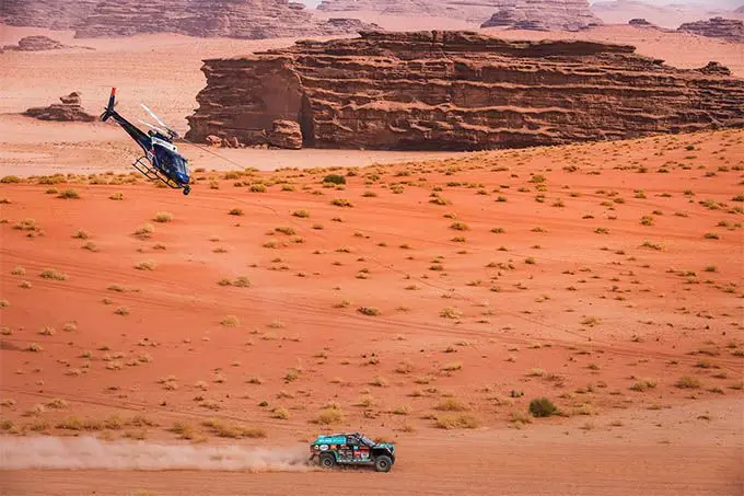 Tim en Tom Coronel in de Dakar 2021