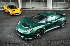 Lotus Exige geel groen