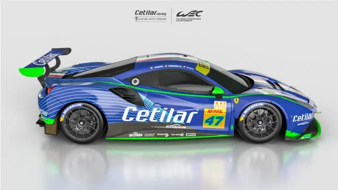 Niet alle Ferrari's zijn rood! Blauwe Ferrari 488 GTE Evo in de GTE-Am klasse