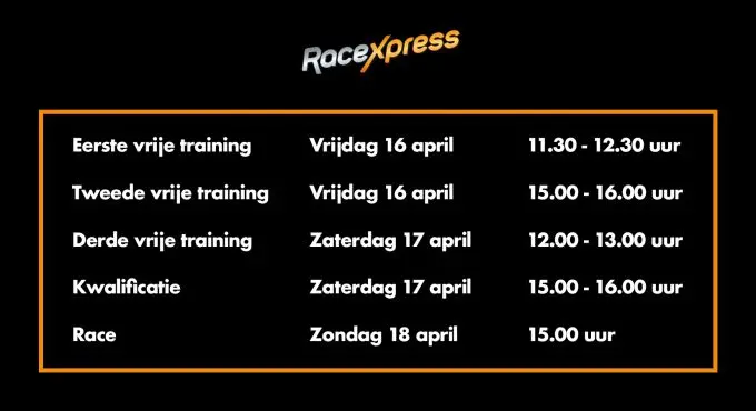 2021 04 12 tijdschema imola