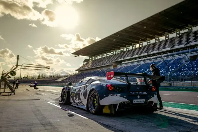 DTM 2021 Alex Albon Ferrari 488 Evo Alpha Tauri