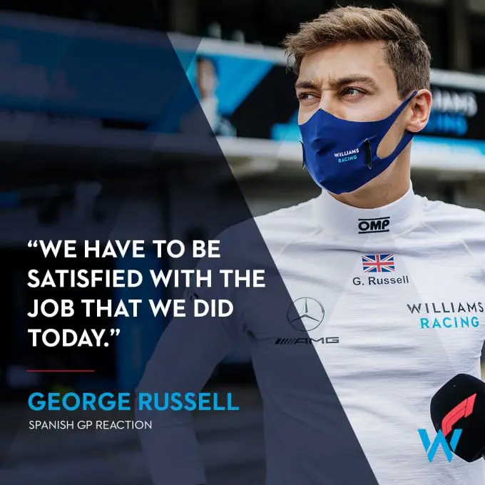 George_Russell_63_job_GP_Spanje