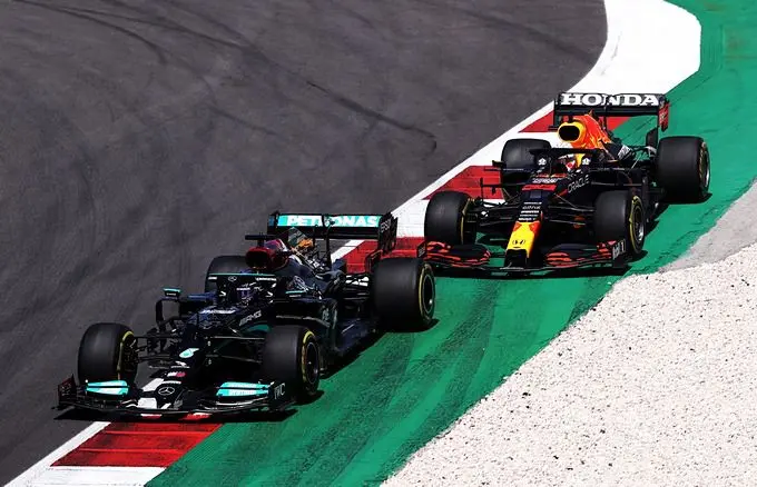 F1 Portugal Lewis Hamilton contra Max Verstappen