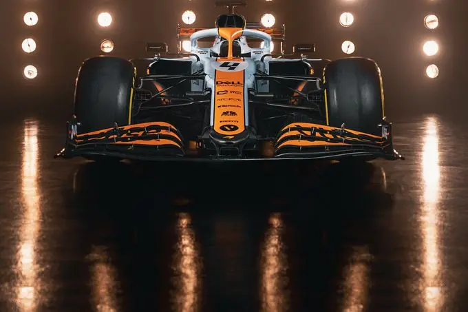 Special Gulf livery McLaren MCL35M Grand Prix van Monaco