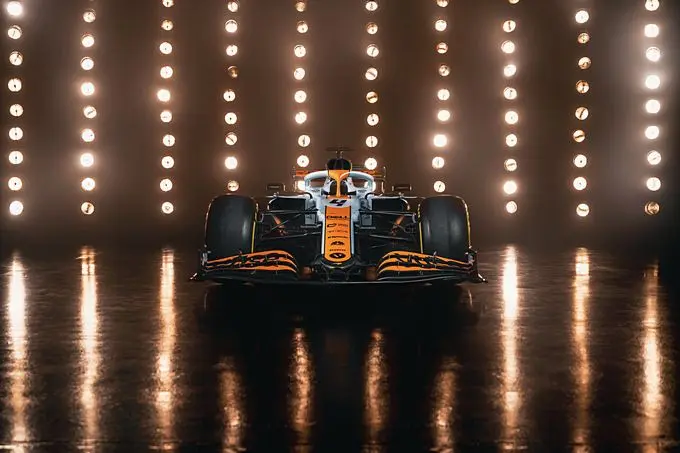 New livery McLaren MCL35M Grand Prix van Monaco