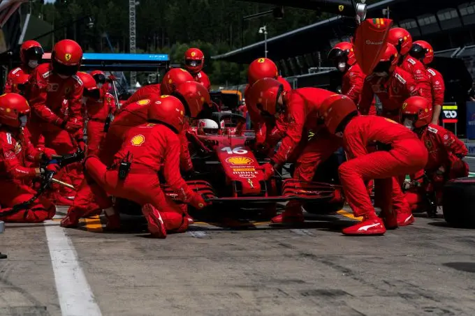 Ferrari pitstop