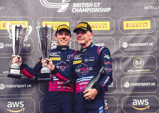 British GT Yelmer Buurman win Snetterton 2 podium