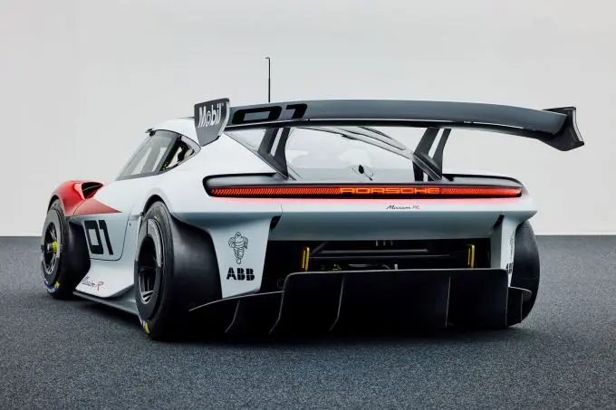 Porsche Mission R achterzijde