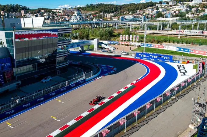 Ferrari at Russian GP Sotchi