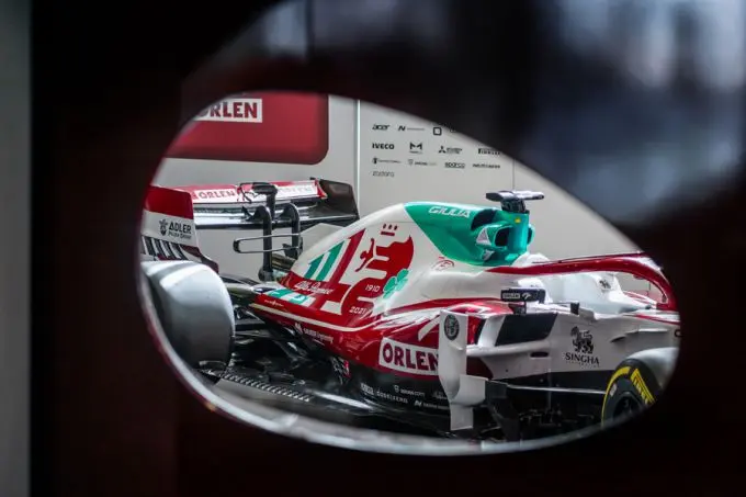Alfa Romeo Racing in speciale Italiaanse livery
