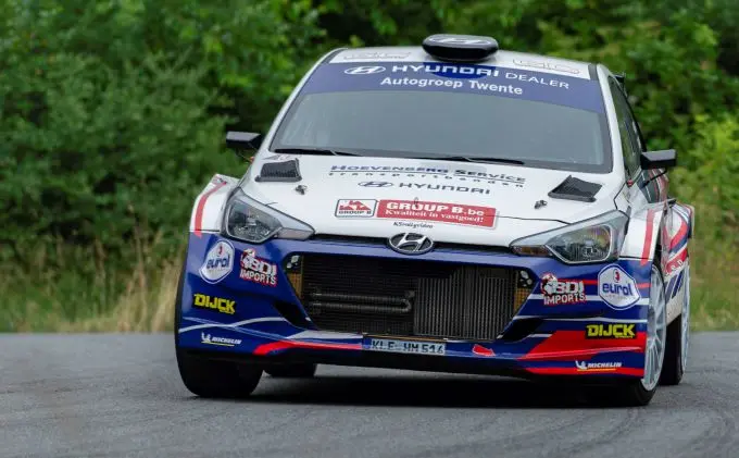 BOB DE JONG RALLYING - In de Eurol-Hellendoorn Rally gaat Bob de Jong met zijn Hyundai i20 R5 op jacht naar de zege
