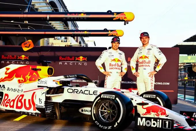 Red Bull white Edition Max Verstappen