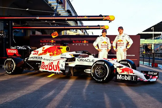Red Bull white Edition Max Verstappen