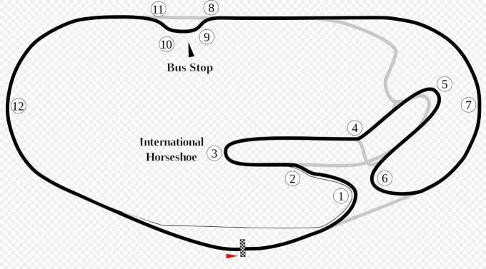 Daytona-international-speedway plattegrond 24H Daytona 2022
