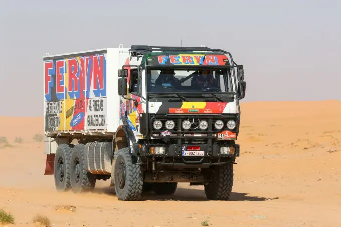 Vrachtwagen Tom De Leeuw, Cédric Feryn, Bjorn Burgelman