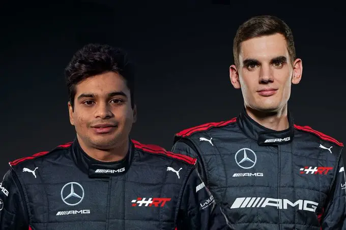Arjun-Maini-und-Luca-Stolz-HRT-Haupt-Racing-Team-DTM-2022