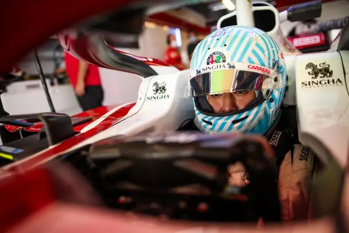 Chinese rookie Guanyu Zhou Alfa Romeo