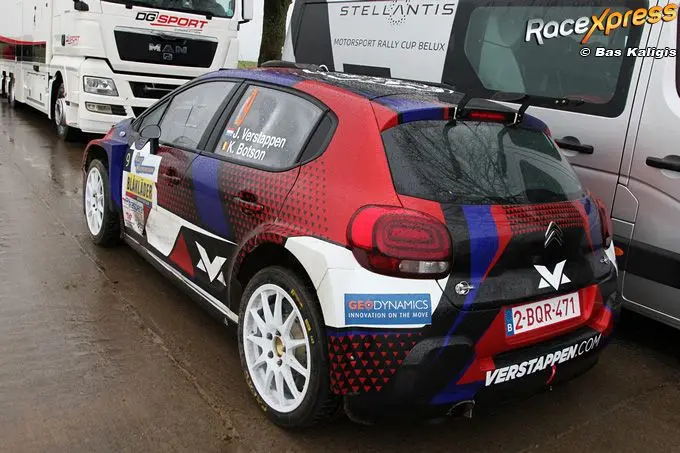  DG Sport Competition geprepareerde Citroën C3 R5 van Jos Verstappen