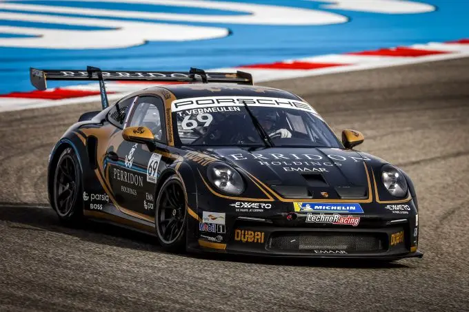 Porsche Sprint Challenge Middle East Bahrein 2022 Thierry Vermeulen 2