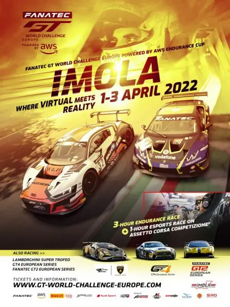 Event poster Imola_Fanatec_Series_1_-_3_april_2022