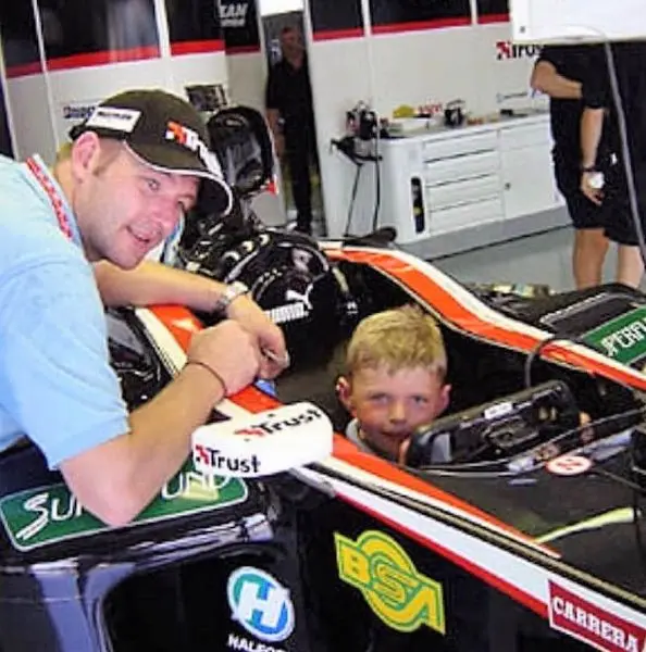 Jos en Max Verstappen