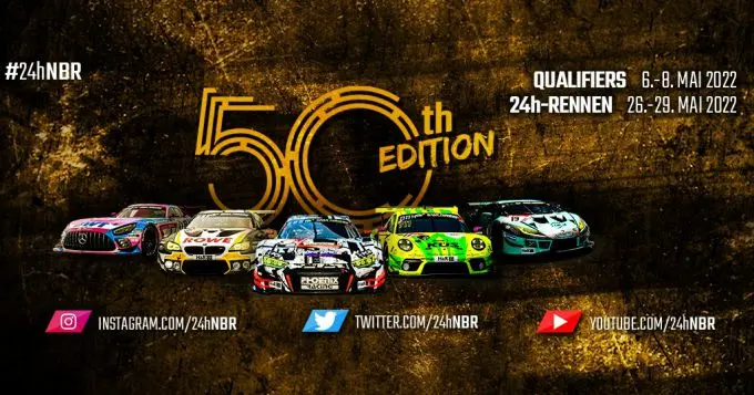 50th_edition_ADAC_TotalEnergies_24h_Nurburgring event poster