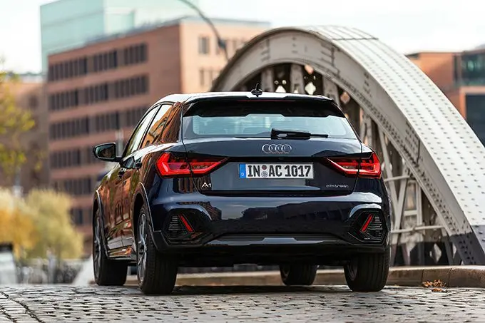 Audi A1 Black Rear