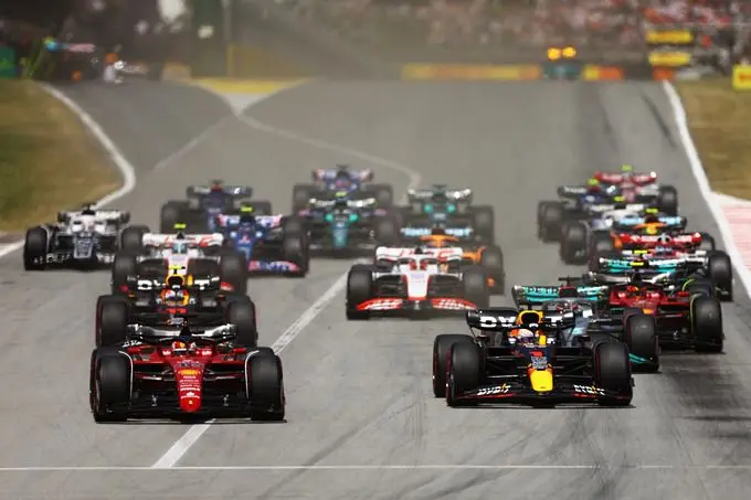 start F1 GP Spanje