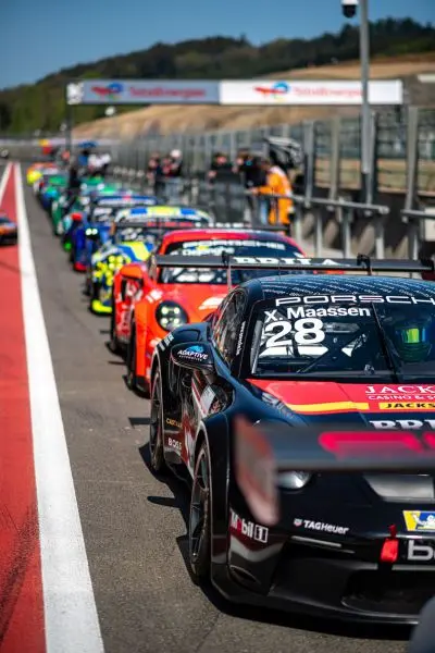 Porsche Carrera Cup Benelux voorbeschouwing Superprix Zolder 3 Pitstraat Xavier Maassen
