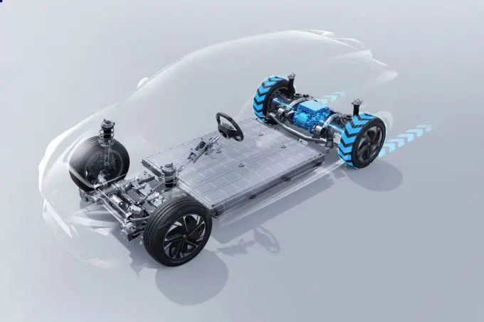 MG4 Electric rear wheel drive system