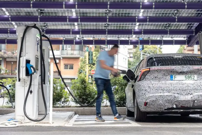 MG4 Electric charging station