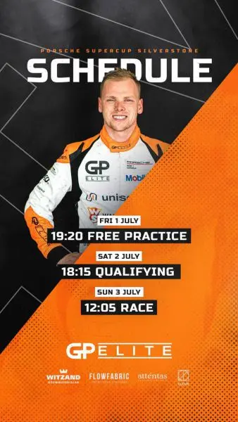 Larry Ten Voorde tijdschema Silverstone
