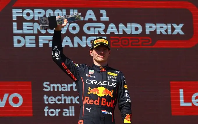Max Verstappen podium