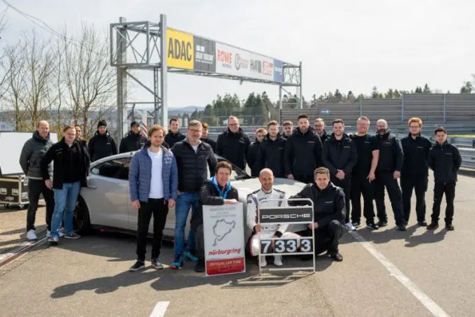 Porsche Taycan Turbo S record Nordschleife 2