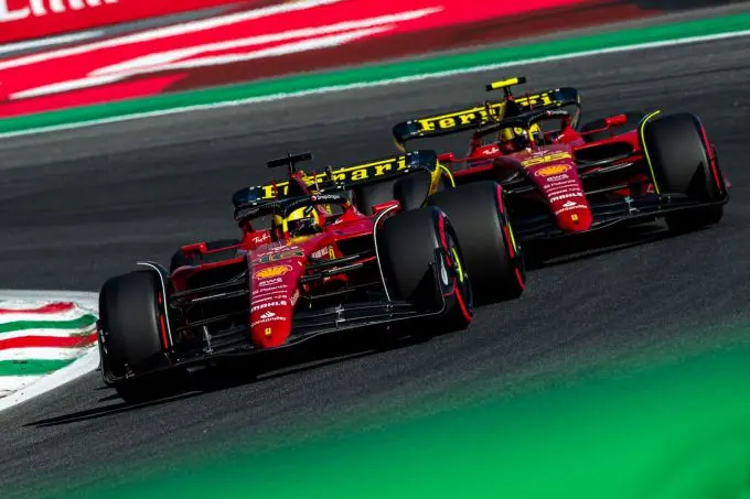 Ferrari @ Monza Italian Grand Prix 2022 actie track
