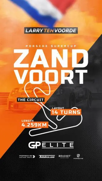Porsche Mobil 1 Supercup Dutch Grand Prix Circuit Zandvoort