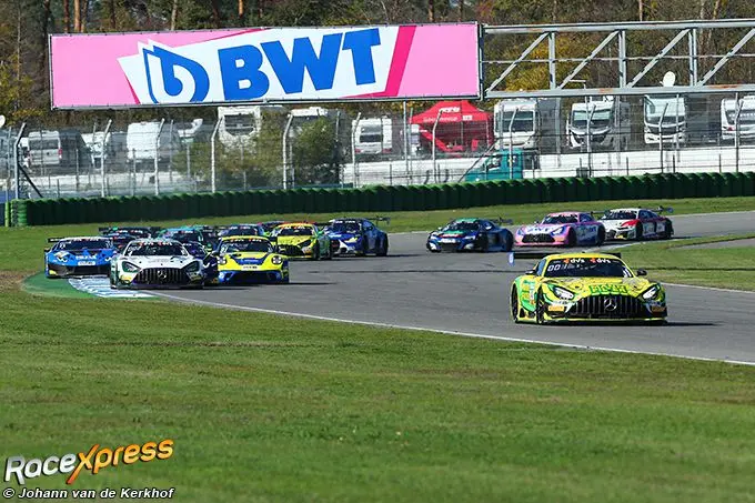ADAC GT Masters seizoensfinale Hockenheimring spannende start RX foto Johann van de Kerkhof