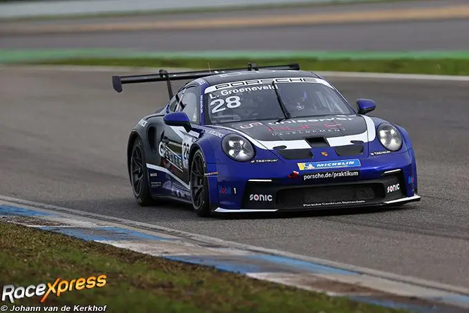 Porsche Carrera Cup Duitsland Hockenheim L. Groeneveld RX foto Johann van de Kerkhof