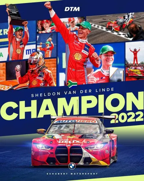DTM Hockenheimring powered by AUDI Sheldon van der Linde DTM kampioen 2022