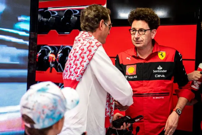 John Elkann en Mattia Binotto
