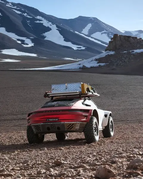 Experimentele Porsche 911 Chileense Ojos del Salado, de hoogste vulkaan ter wereld foto 7