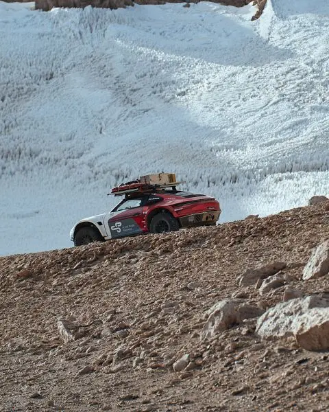 Experimentele Porsche 911 Chileense Ojos del Salado, de hoogste vulkaan ter wereld foto 8