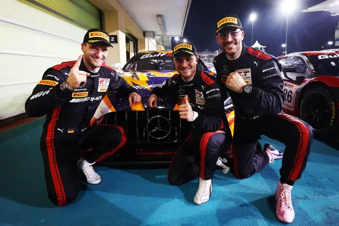 Gulf 12 Hours Yas Marina Lucas Auer Maro Engel en Maxi Goetz